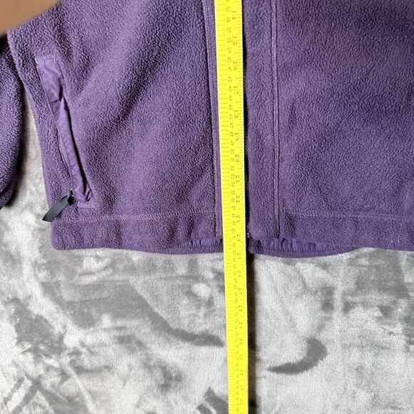 Patagonia Synchilla Womens Full-Zip Long Sleeve Size Large Purple Turtle Neck - Picture 3 of 8